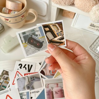 Nhãn dán sticker Attention trang trí sổ tay Nhà Kawaii