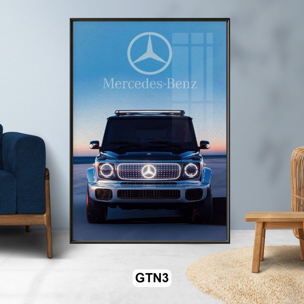 Tranh Treo Tường Tráng Gương G63 Sang Trọng Có Khung Composit - G63 Kết Hợp Cảnh Sắc Thiên Nhiên Thơ Mộng