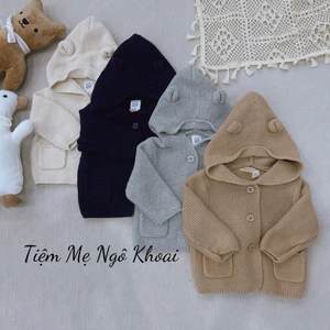 Áo khoác len dệt baby G@P basic cho bé yêu