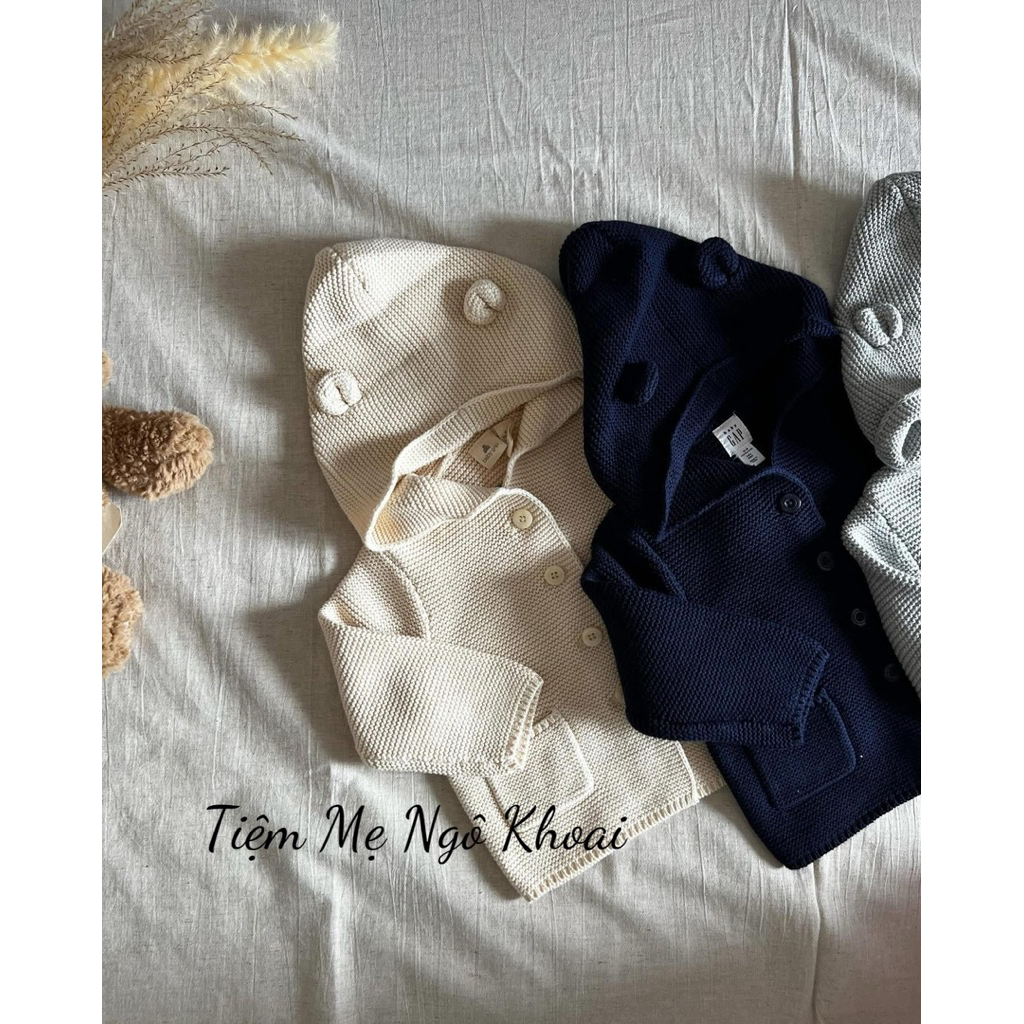 [MD222] Áo khoác len dệt baby G@P basic cho bé yêu