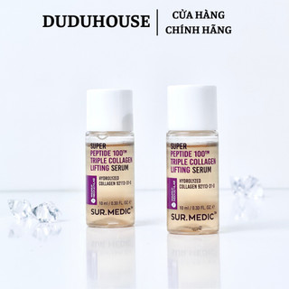 Tinh Chất Trẻ Hoá, Tái Tạo Da Sur.medic+ Super Peptide 100tm Collagen Lifting Serum 50ml Duduhouse