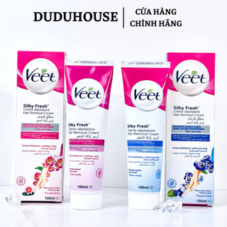 Kem Tẩy Lông Veet Dịu Nhẹ Cho Da Nhạy Cảm, Mịn Mướt Tức Thì 100g