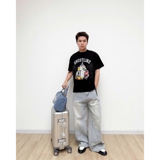 Áo thun MMESTLINE "NY STREET" form Boxy chất liệu Premium Cotton in lụa Trame