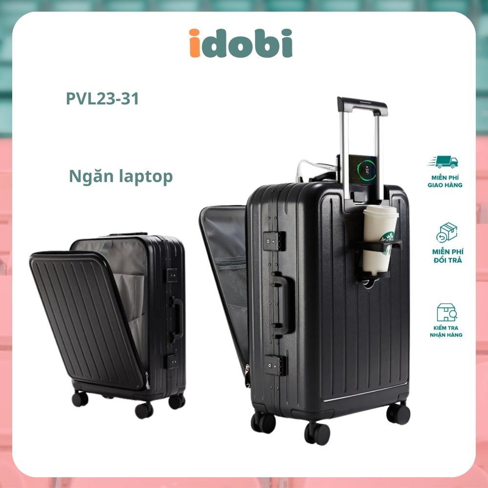 Vali du lịch đa năng IDOBI Vali size 20 khoá số có ngăn laptop và khay ...