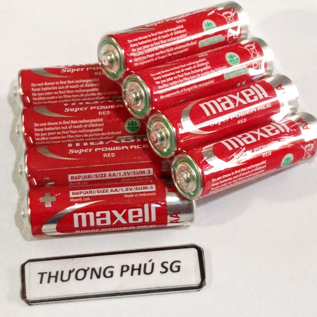Pin Maxell AA 1.5V (2A / AA / R6P(AR) / SUM-3) chính hãng | Shopee Việt Nam