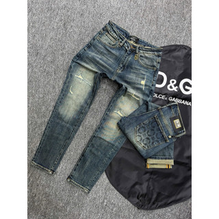 Quần Jeans Nam Skinny Rách Nhẹ Wash Bụi Túi Họa Tiết – Quần Jean Nam Ôm Co Giãn Đẹp Cá Tính Streetwear