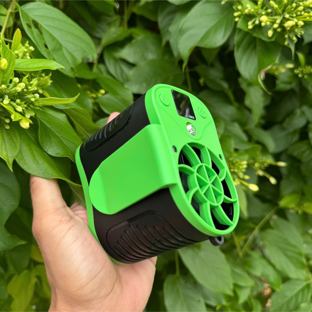 Quạt mini đeo thắt lưng F15 Cao Cấp - 7 Cấp Độ Gió 15.000mAh . động co turbo mạnh khỏe