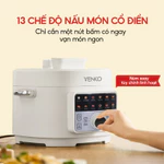 [Chính Hãng] Nồi Áp Suất Điện Đa Năng VENKO – Dung Tích 4L, Công Suất 1300W – Nấu Cơm, Hầm Xương, Nấu Cháo — ảnh 6
