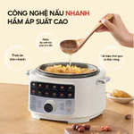 [Chính Hãng] Nồi Áp Suất Điện Đa Năng VENKO – Dung Tích 4L, Công Suất 1300W – Nấu Cơm, Hầm Xương, Nấu Cháo — ảnh 7