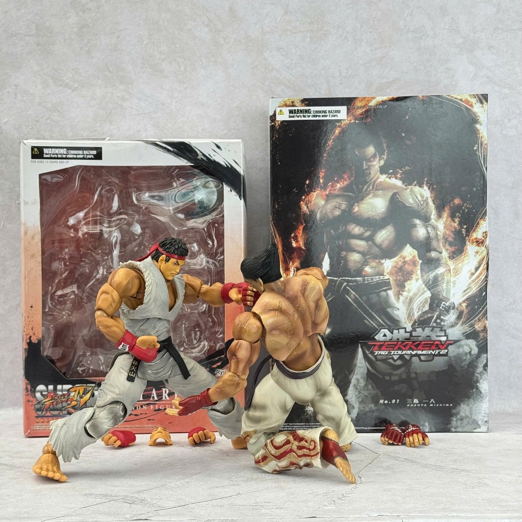 PlayArts Kai mô hình Ryu cao 23cm mô hình Kazuya cao 24cm - Mô hình ...