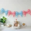 Bóng Hình Nơ Xanh Nơ Hồng Nơ màu pastel Cỡ Đại Trang trí Sinh Nhật Lễ Hội Party BB6