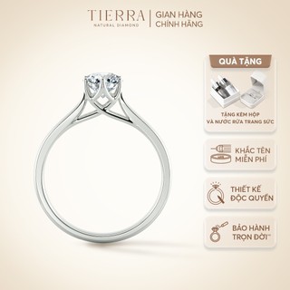 Solid Gold Engagement Ring, engravable by Tierra Diamond Jewelry