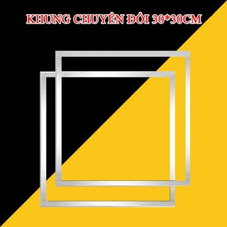 Khung Chuyển Đổi Đèn Điều Hòa Âm Trần – Kích Thước 300x300mm và 300x600mm