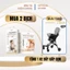BỈM TÃ HONEY PREMIUM ĐỦ SIZE DÀNH CHO BÉ, TẶNG XE ĐẨY GẤP GỌN