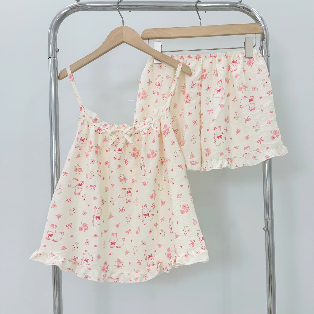 Cotton Thỏ hoa