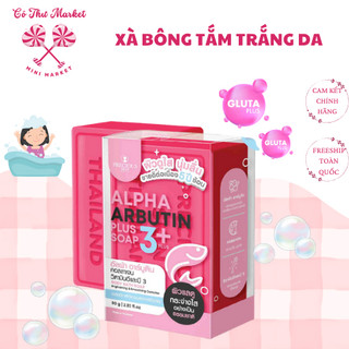 Xà Phòng Tắm Trắng Da Body Alpha Arbutin 3+ Plus (New White Soap) - 80g - CÔ THƯ MARKET