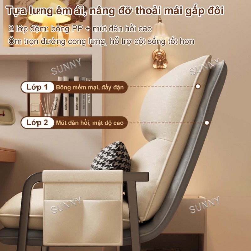 SUNNY Ghế Sofa Điều Chỉnh Tựa Lưng Nhiều Cấp Giường Sofa Lười Gấp Gọn Đa Năng Cho Căn Hộ Nhỏ