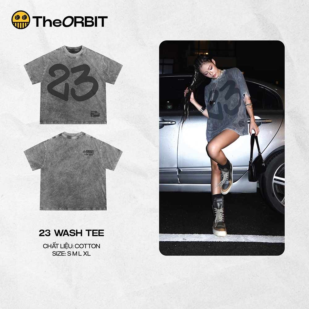Áo thun nam nữ The ORBIT - 23 Washed Tee - áo wash 280 gsm - Local Brand Chính Hãng