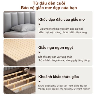 Panda Giường Ngủ Hiện Đại Gỗ Tự Nhiên Giường Pallet Gỗ Thông Mới Đẹp Chất Lượng gỗ thật 100%