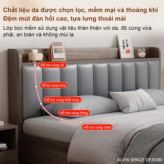 Panda Giường Ngủ Hiện Đại Gỗ Tự Nhiên Giường Pallet Gỗ Thông Mới Đẹp Chất Lượng gỗ thật 100%