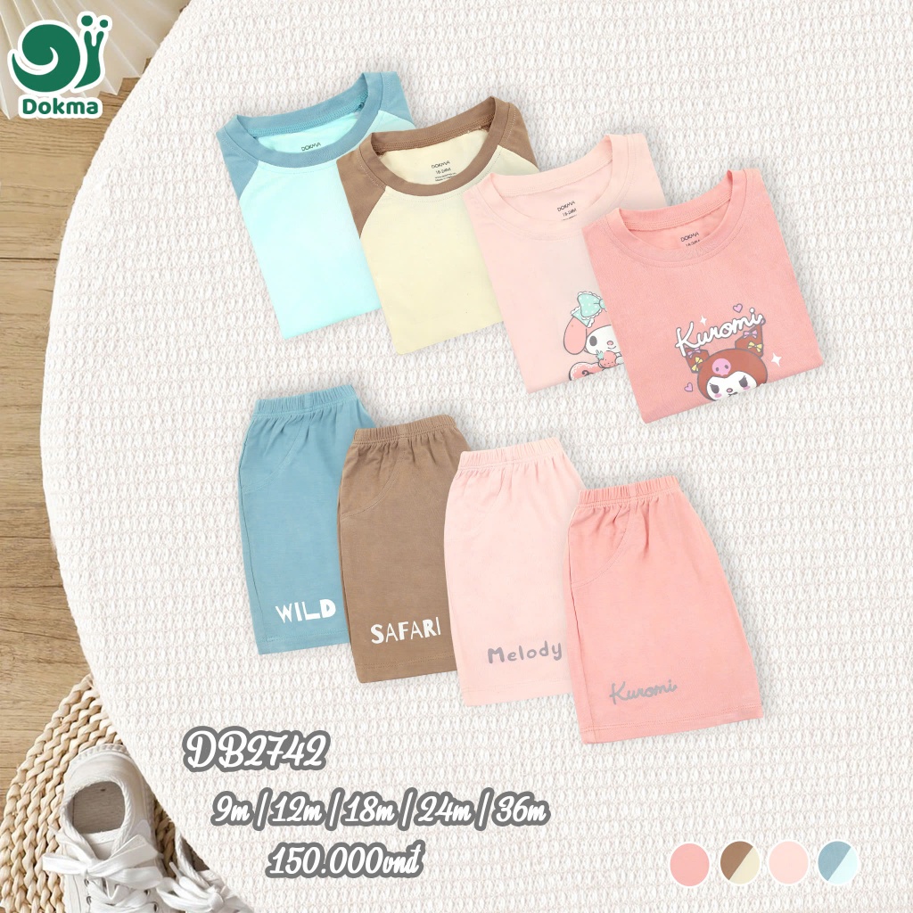(9-13kg,9-36M) Bộ Cộc Tay Dokma Cho Bé JB377 DB1371 DB2742 DB2844 DB2971 DB3051 DB2745 DB2778
