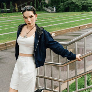 Áo Khoác Nón JP Fashion Dài Tay, Thiết Kế Croptop Lửng Bo Chun Năng Động, Chống Nắng Thời Trang 10711972
