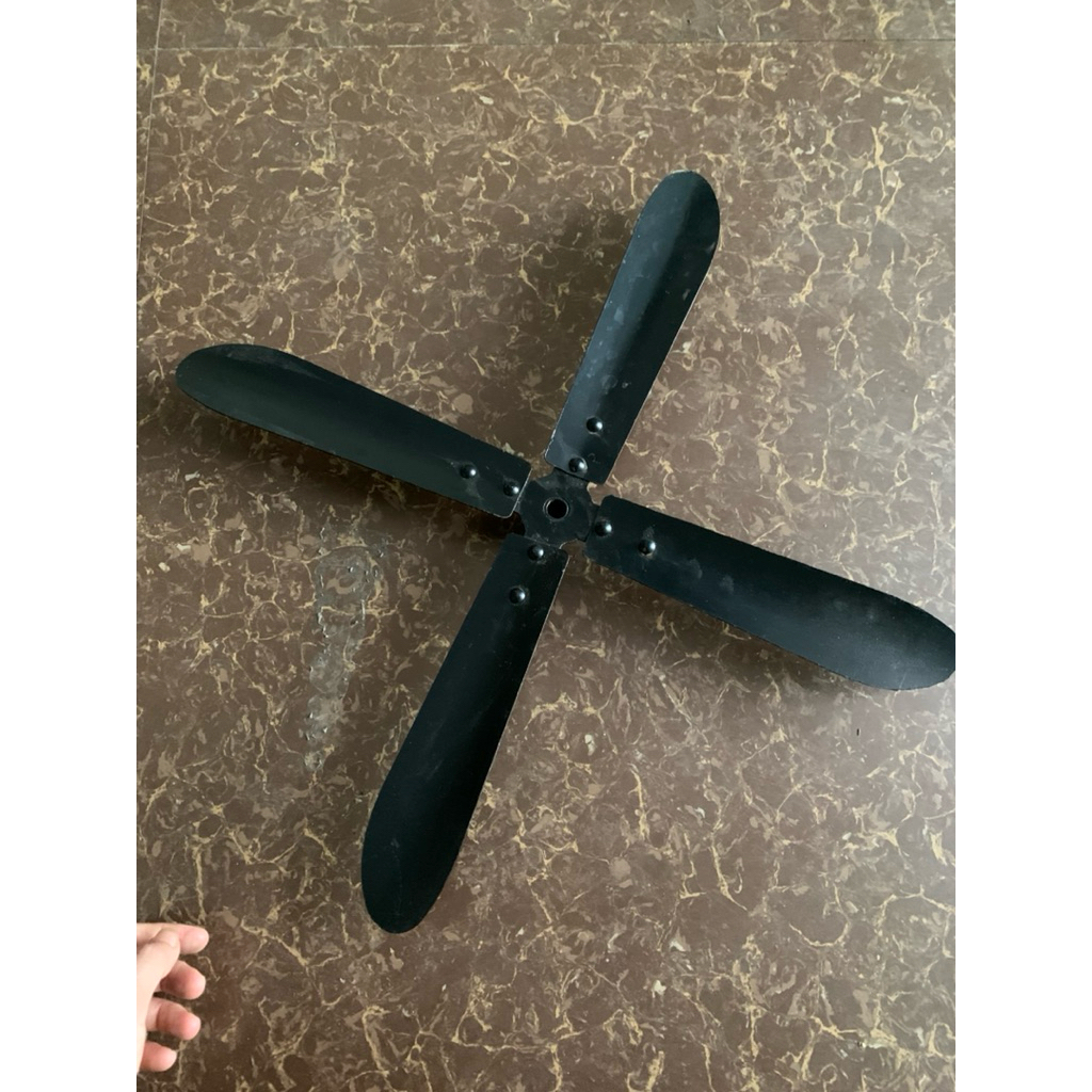 Cánh 50 cho quạt lồng 55 cm - trục 1.2mm (4 lá cánh)
