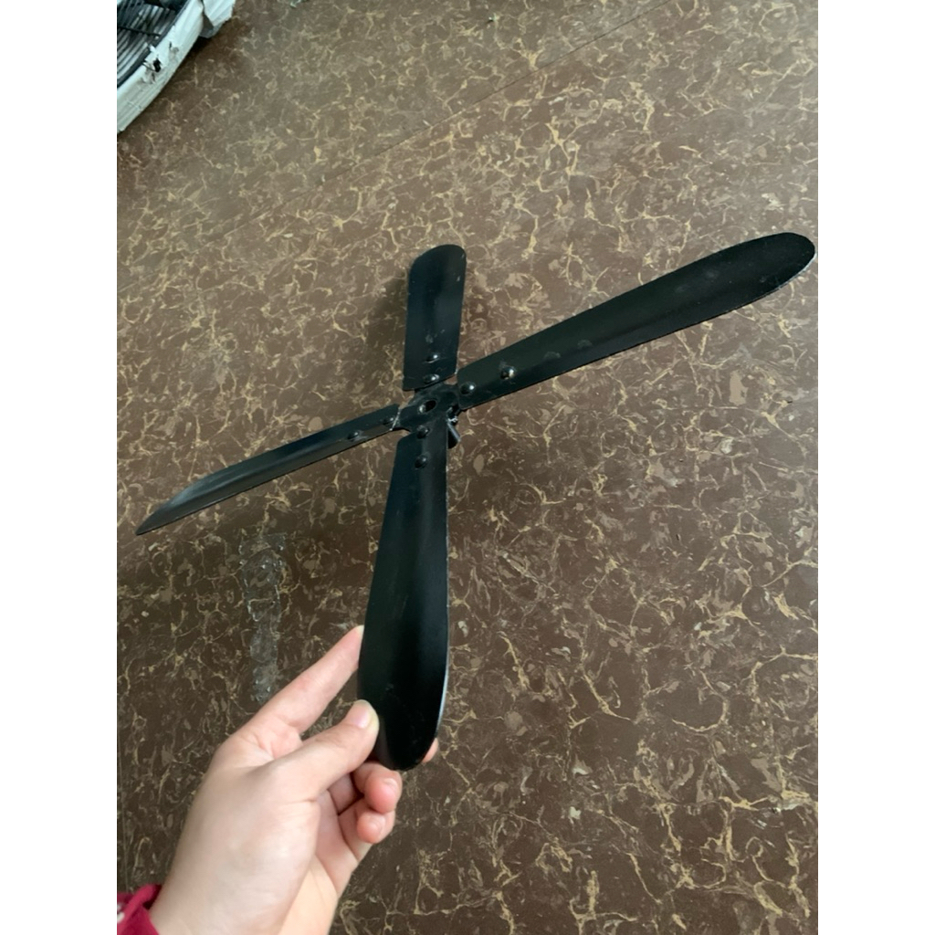 Cánh 50 cho quạt lồng 55 cm - trục 1.2mm (4 lá cánh)