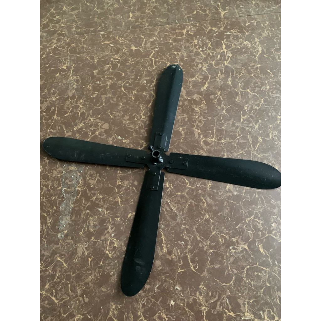 Cánh 50 cho quạt lồng 55 cm - trục 1.2mm (4 lá cánh)