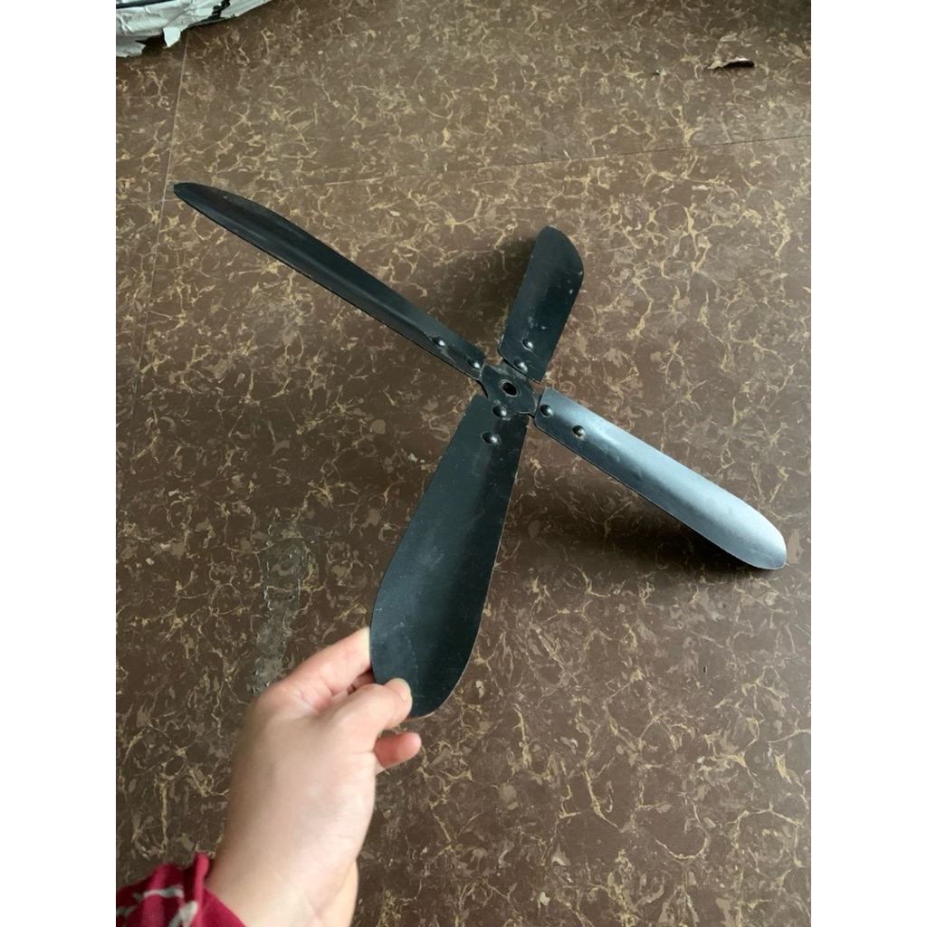 Cánh 50 cho quạt lồng 55 cm - trục 1.2mm (4 lá cánh)
