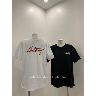 [New] Áo Thun Thêu Chữ  Chất Cotton Thời Trang Nam Nữ Trẻ Trung