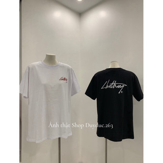 [New] Áo Thun Thêu Chữ  Chất Cotton Thời Trang Nam Nữ Trẻ Trung