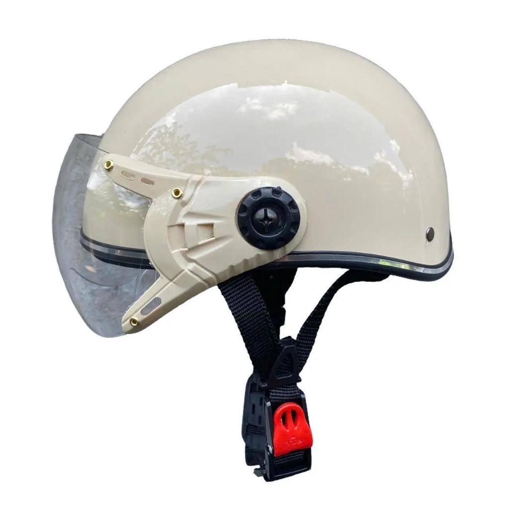 Mũ bảo hiểm nửa đầu RZX [ Đủ màu ] có kính chắn gió, chống tia uv cao cấp