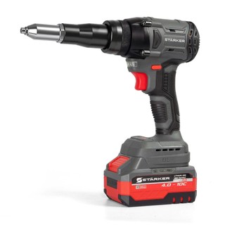 Máy rút đinh tự động dùng pin STARKER SK-RV380VNA - Động cơ không chổi than - Dùng chân pin phổ thông MAKITA