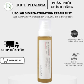 [HÀNG CÔNG TY] Xịt khoáng dưỡng trắng da, phục hồi da Usolab Bio Renaturation Repair Mist (150ml)