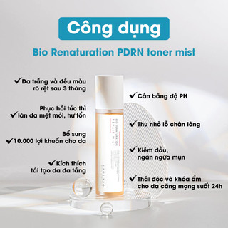 [HÀNG CÔNG TY] Xịt khoáng dưỡng trắng da, phục hồi da Usolab Bio Renaturation Repair Mist (150ml)