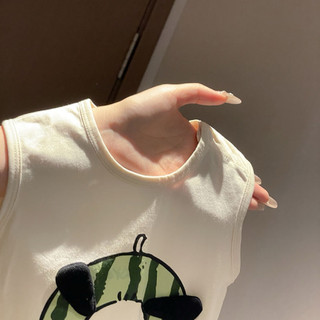 Set bộ dưa hấu chất cotton mềm mát màu xanh sọc dưa áo trắng hoạ tiết phong cách hàn quốc