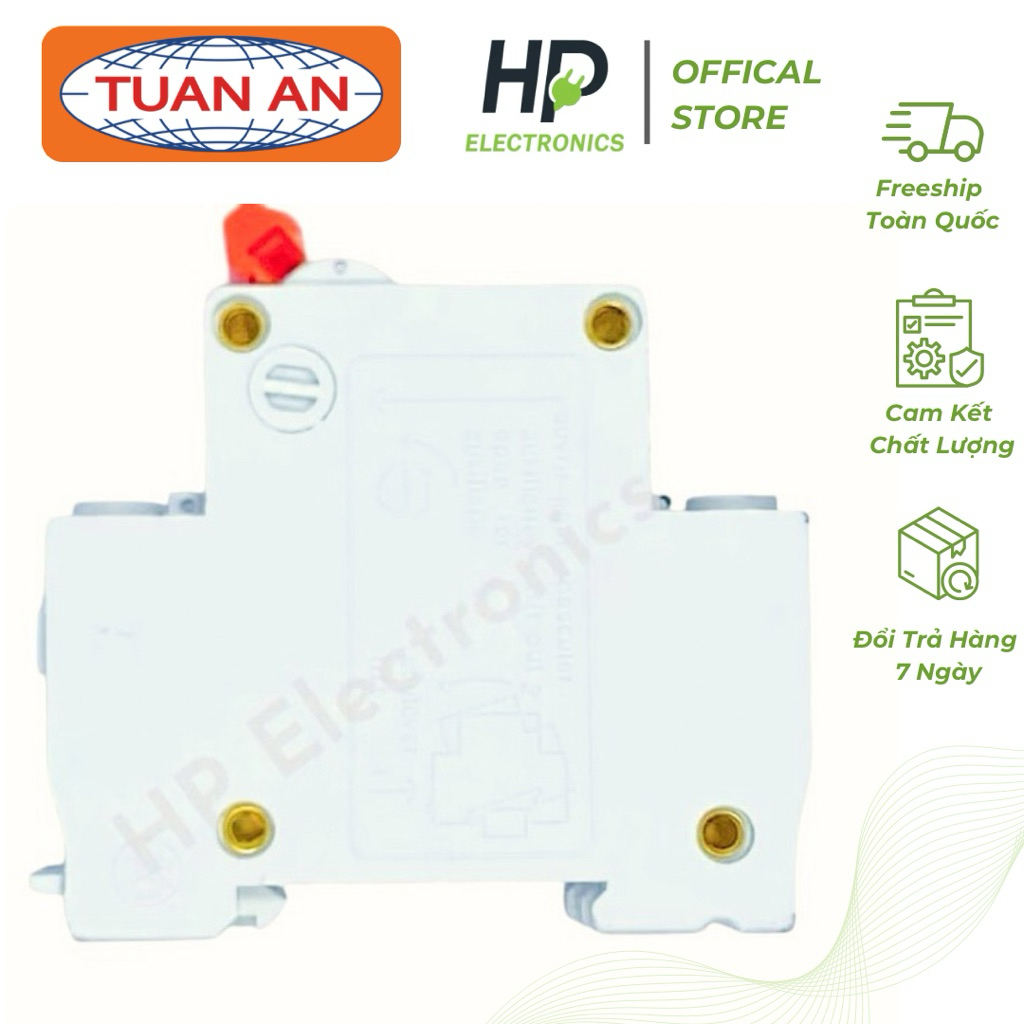 MCB Cầu dao tự động TUAN AN C32 C63 MS100 1P 2P loại tốt chính hãng