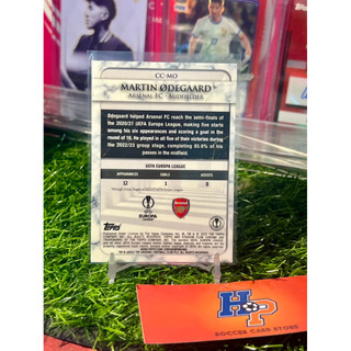 Thẻ bóng đá Martin Odegaard Championship Contributions Topps Chrome Stadium UCL 2022/23