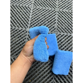 Mút Bọc Microfiber Phủ Dưỡng Màu Xanh Có Lớp Bọc Chống Thấm Ở Giữa