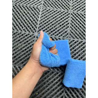 Mút Bọc Microfiber Phủ Dưỡng Màu Xanh Có Lớp Bọc Chống Thấm Ở Giữa