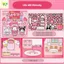 Đồ Chơi Sách Nam Châm Thay Trang Phục Kuromi, Cinnamol, Melody, Kitty Size To 18cm Bìa Cứng Dày Dặn HaDa Kids