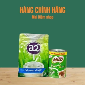 Sữa MILO và sữa A2 nguyên kem nội địa úc 1kg