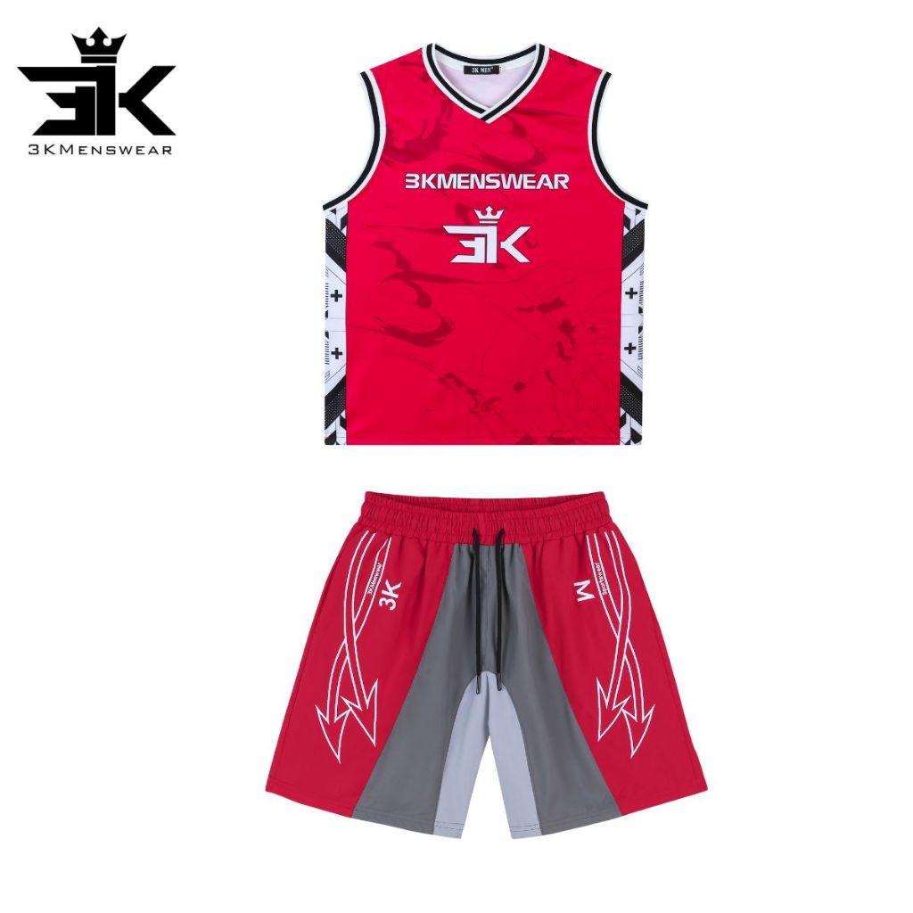 Đồ bộ nam ,Set quần áo thể thao tanktop 3KMENSWEAR thoáng mát, thấm hút mồ hôi