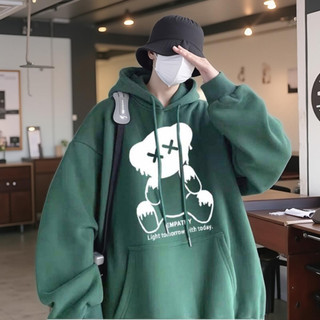 Áo Hoodie GẤU EMPATHY Nữ Nam local brand Chống Nắng Nỉ Bông Form họa tiết Trẻ Trung có mũ 3 màu K1