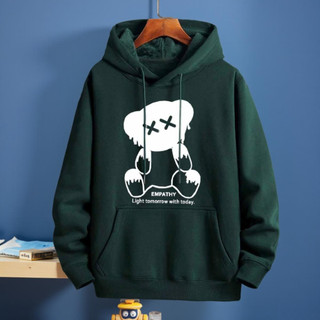 Áo Hoodie GẤU EMPATHY Nữ Nam local brand Chống Nắng Nỉ Bông Form họa tiết Trẻ Trung có mũ 3 màu K1