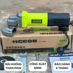 Máy Mài Không Chổi Than Pion G991 Công Suất 800W Đá 100 Chuẩn Dây Đồng Tặng Kèm 1 Đá Mài Bảo Hành 6 Tháng — ảnh 1