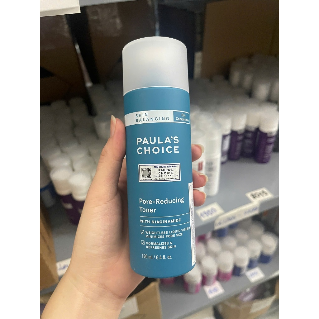 Toner Paula’s Choice Skin Balancing Pore Reducing Toner Dưỡng Ẩm, Thu Nhỏ Lỗ Chân Lông 30ml/190ml Mã 1357/Mã 1350