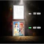 Tranh đèn led 3D đổi màu Blue Box - Tranh đèn led 3D trang trí bàn làm việc, đèn ngủ