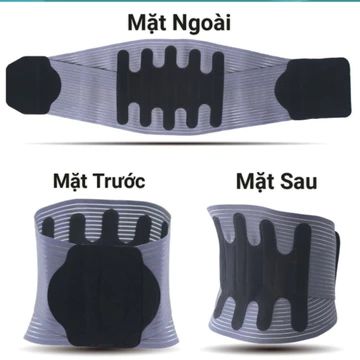 Đai lưng hổ trợ định hình cột sống, đai nẹp cố định cột sống lưng, đai lưng cột sống phiên bản cao cấp
